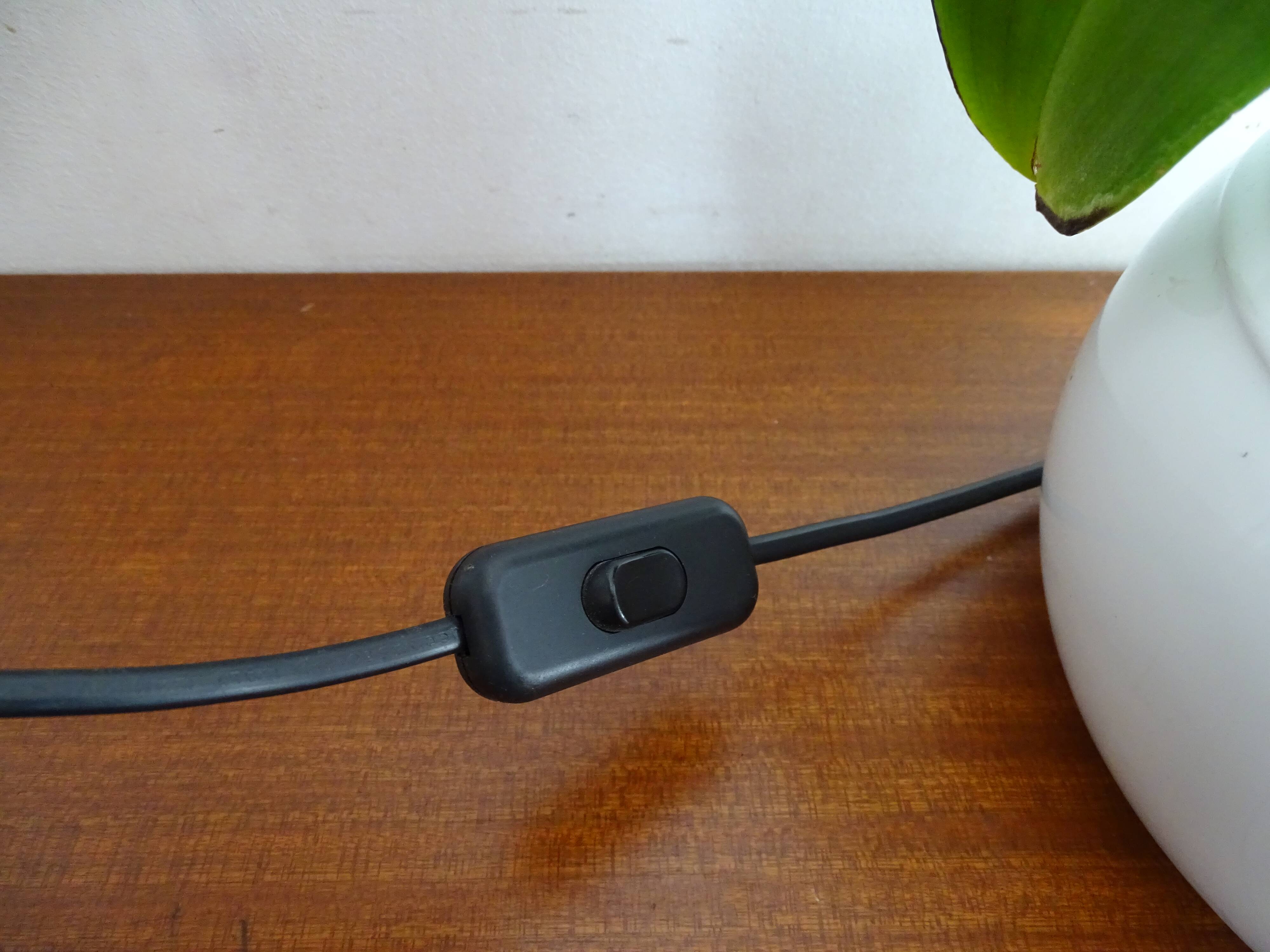 Mushroom lamp design chrome metal 48 cm