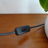 Mushroom lamp design chrome metal 48 cm