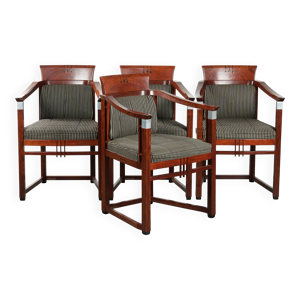 Ensemble de 4 chaises - accoudoirs