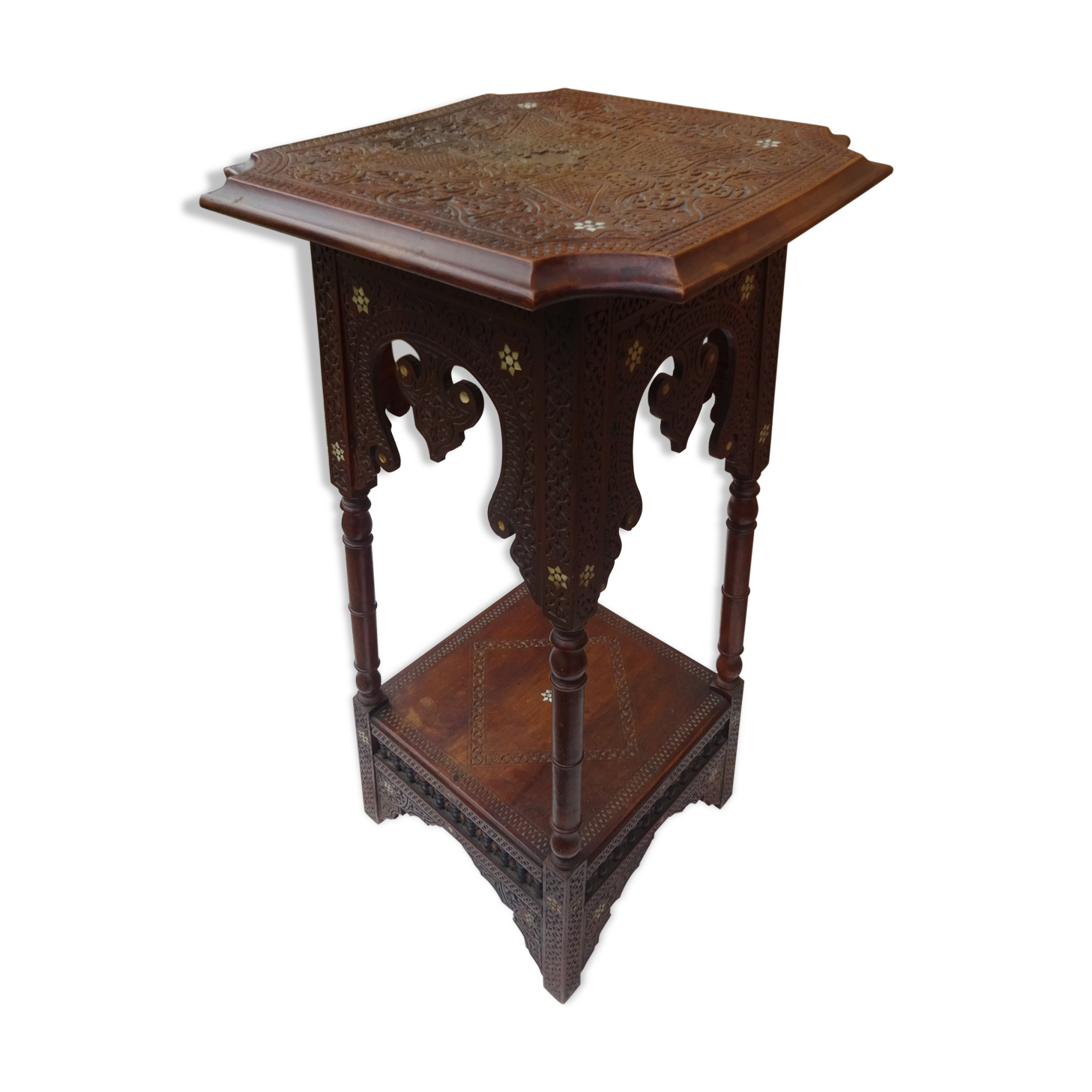 Syrian vintage harness in mother-of-pearl