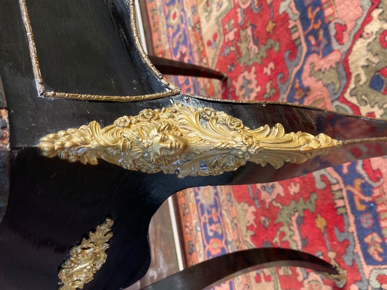 Little Writing Table En Marquetry Boulle From Napoleon III era