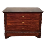 Commode bureau Louis Philippe en acajou