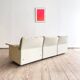 Canapé design 620 en suédine beige par Dieter Rams pour Vitsœ – Mid-Century