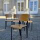 Set of 6 Métropole chairs no. 305 numbered by Jean Prouvé.