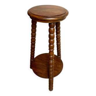 Dark wood tripod saddle
