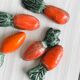 set of ceramic carrot knife holders