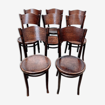 Set of 8 Thonet chairs