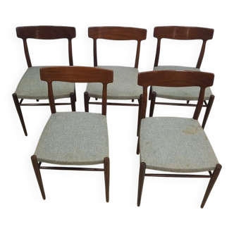 Set of chairs, Lubke/No.603/Mid-Century, 1950s/60s.