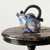 Terracotta teapot, US studio, 1950-1970 era, David Constantine White.