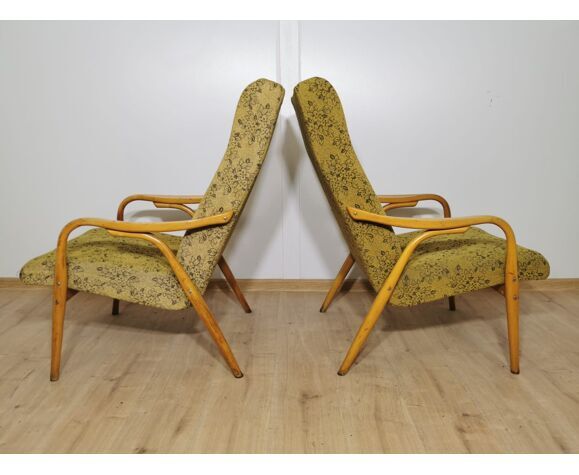 Armchairs by Antonin Suman for Ton
