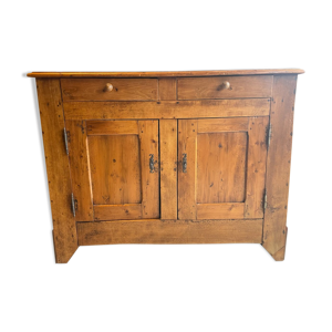 buffet bas en pin