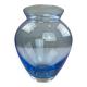 Azure blue vase