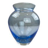 Azure blue vase