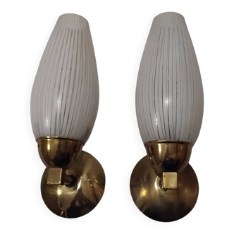 Pair of vintage wall lights
