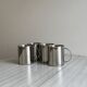 Set of 4 stainless steel cups