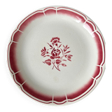 Plat en faïence vintage