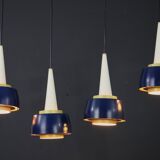 Very rare chandelier by Danish Voss Belysning  - Denmark 1950s