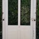 Porte ancienne vitrée 211,5x105,5cm et son cadre porte d'entrée