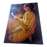 Shaolin monk painting