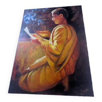 Shaolin monk painting