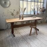 Perriand mountain furniture pine dining table