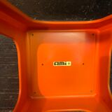Vintage orange stool Ami, design 1960