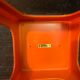 Vintage orange stool Ami, design 1960
