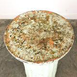 Vintage painted terracotta column