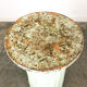 Vintage painted terracotta column