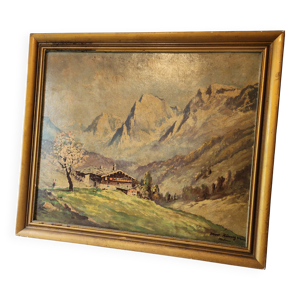 Paysage montagnard jean