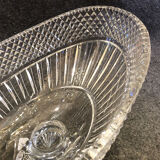 Coupe en cristal taillé, fin XIXe siècle
