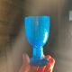 Series of 8 vintage glasses 60s in blow glass