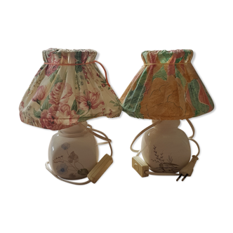 Pair of small vintage lamp