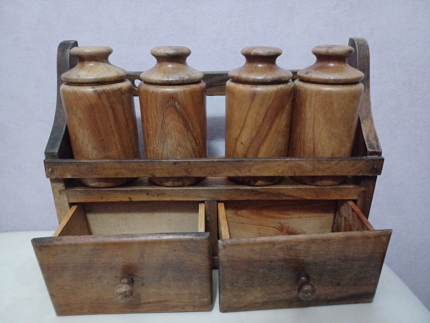 Wall spice pot holders