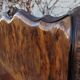 Rounded Walnut Burl Double Bed, 1950s