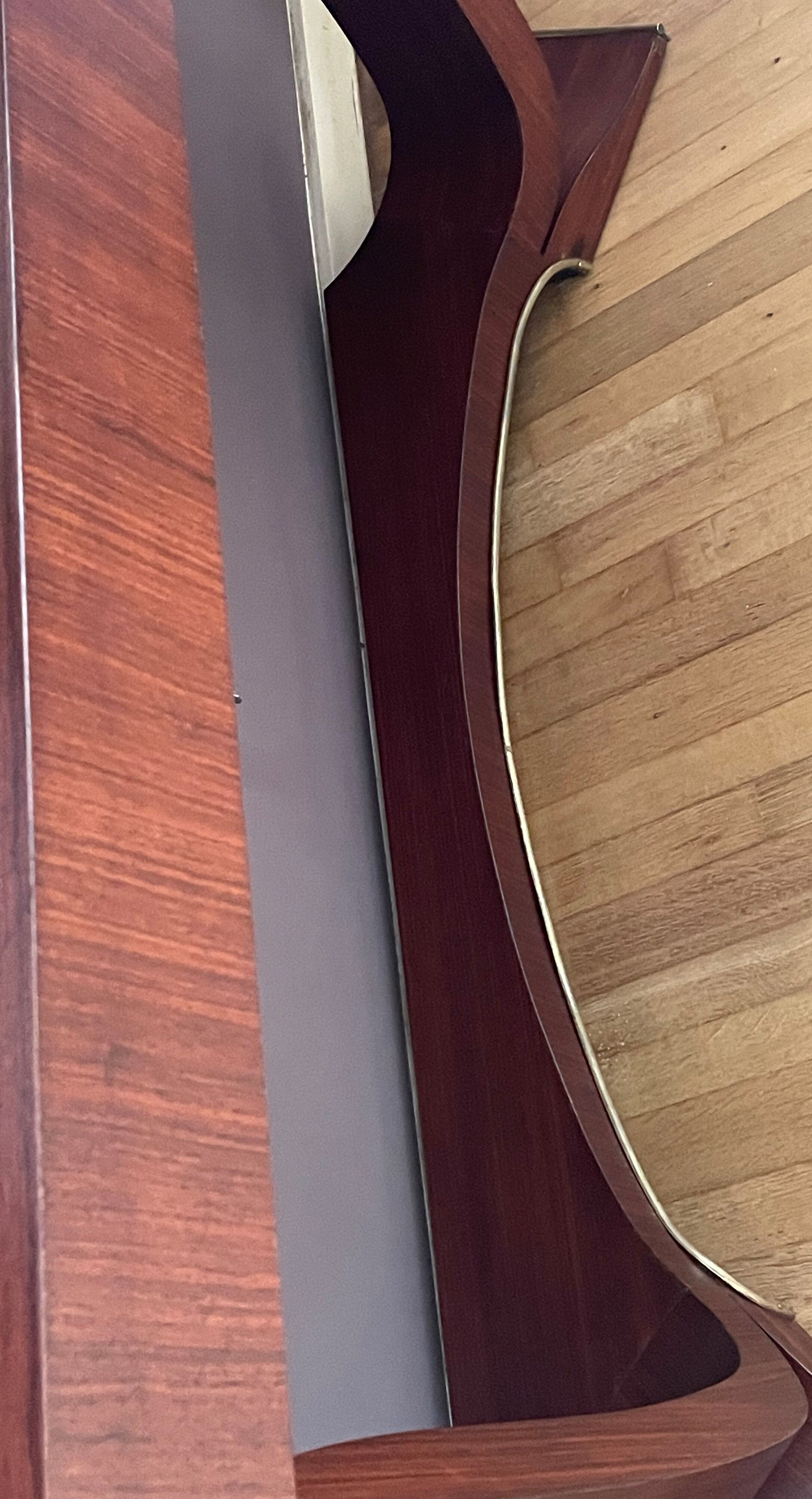 Art Deco console in rosewood
