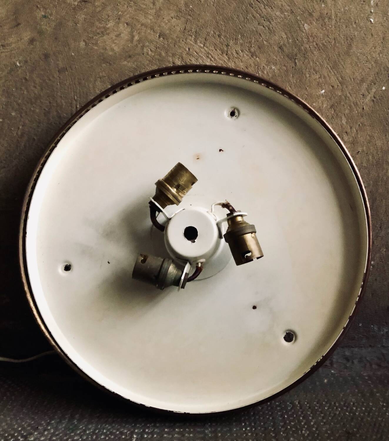 Antique luminaire glass and bronze house lucien gau