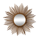 XL rattan sun mirror from the 50s/60s