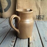 Brown Grepots Digoin sandstone pitcher