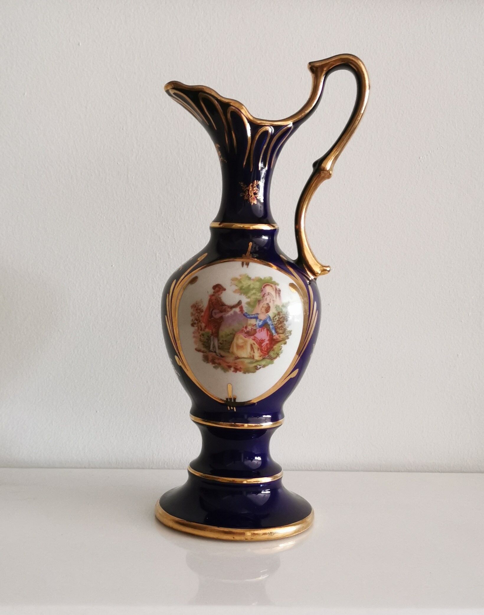 French porcelain vase