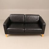 IKEA “Karlstad” — Leather Sofa — Scandinavian Classic with Clean, Timeless
