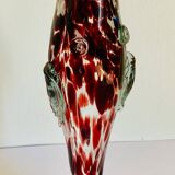 Zoomorphic blown glass vase from the 70s
