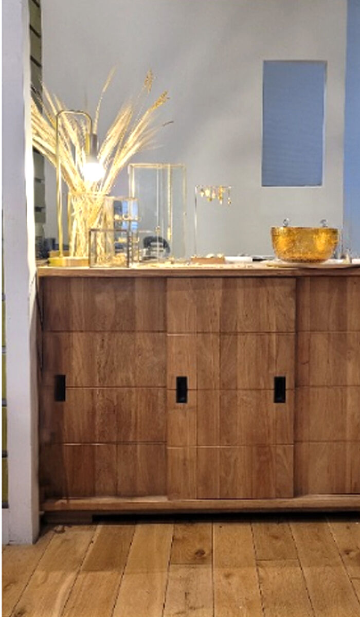 Solid teak sideboard