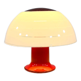Orange mushroom table lamp, 1970