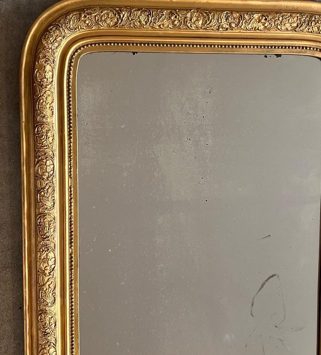 Antique mirror Louis Philippe 90x66 cm