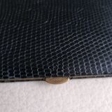 Vintage black longchamp leather cigarette case