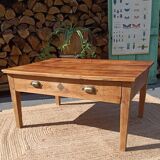 Table basse bois massif