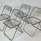 Giancarlo piretti plia lucite folding chairs for castelli