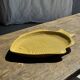 Yellow fish-shaped dish L38