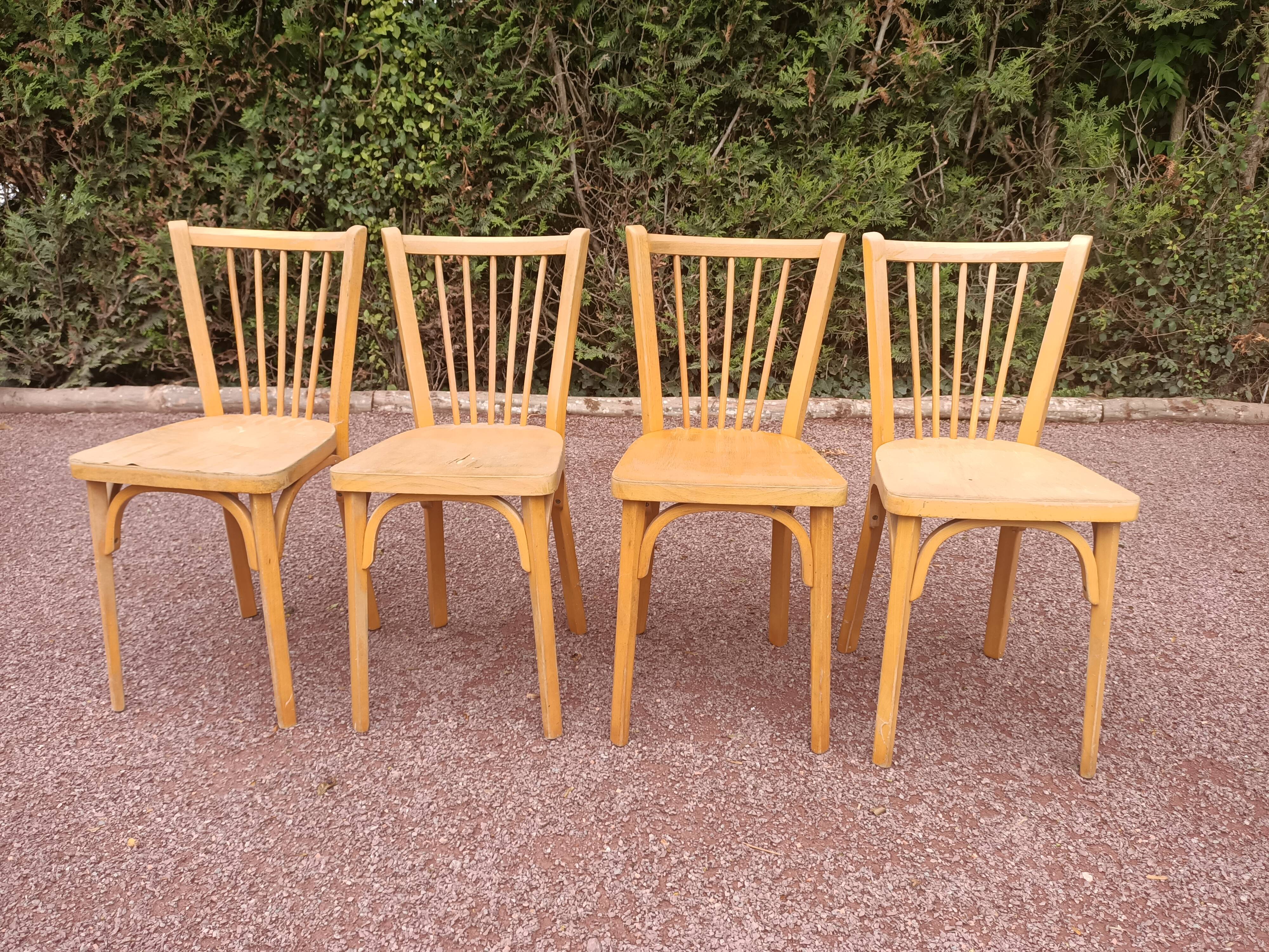 Set of Baumann bistro chairs